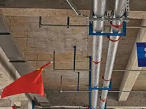 子长管廊支架的安装方法